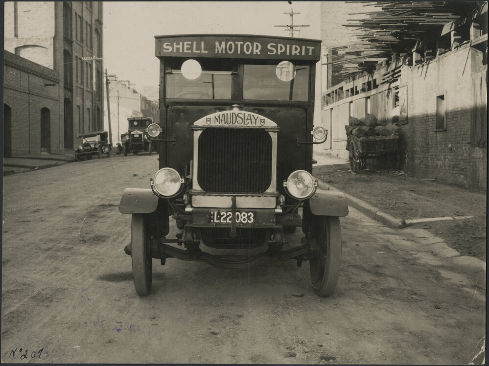 Photographs of Shell tank trucks and other vehicles servicing New South Wales [43 of many]