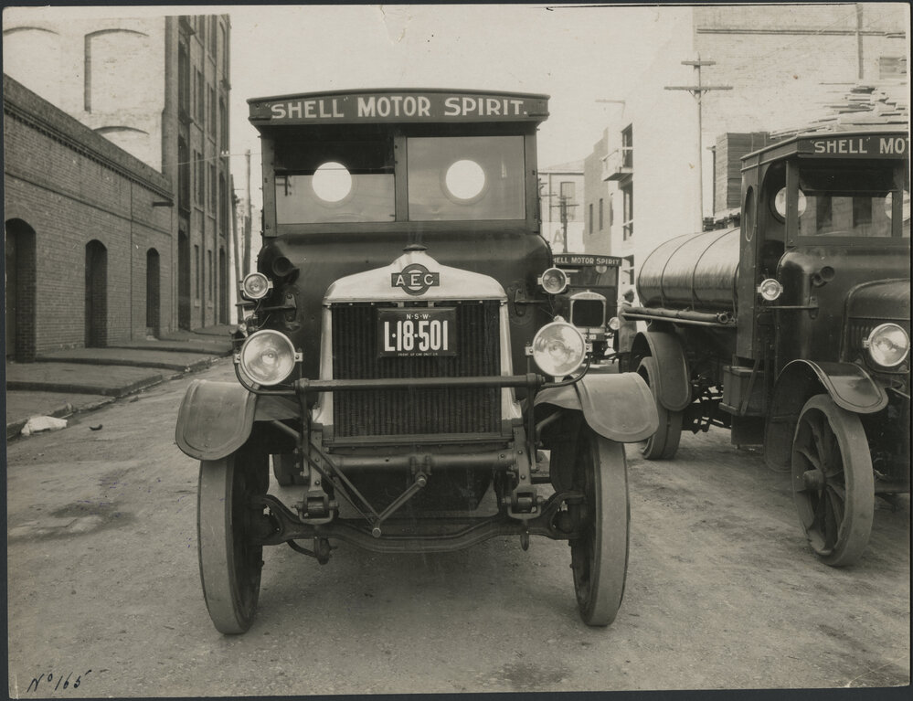 Photographs of Shell tank trucks and other vehicles servicing New South Wales [45 of many]