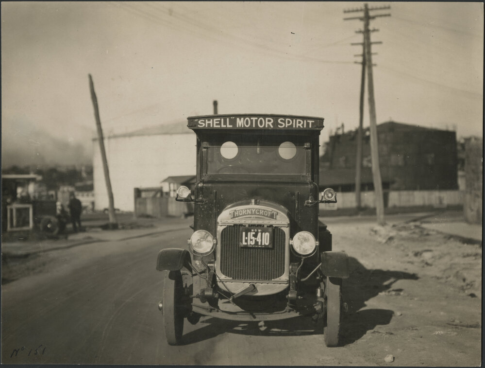 Photographs of Shell tank trucks and other vehicles servicing New South Wales [56 of many]