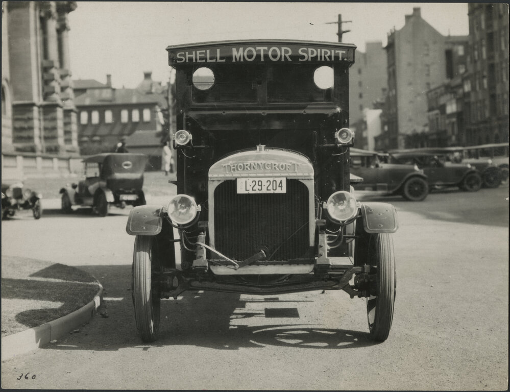 Photographs of Shell tank trucks and other vehicles servicing New South Wales [59 of many]