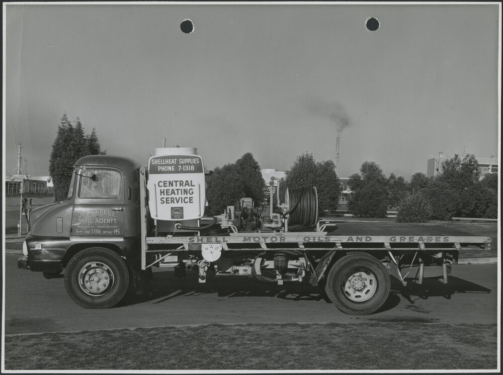 Photographs of heating oil delivery vehicles [1 of many]
