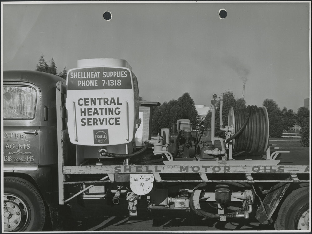 Photographs of heating oil delivery vehicles [2 of many]