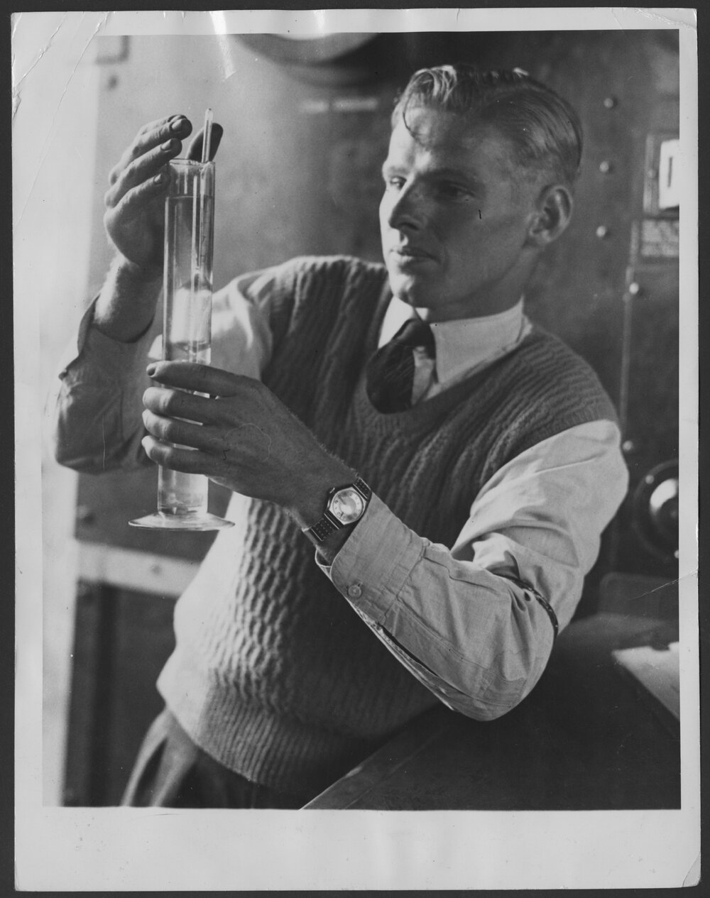 Photographs of workers at their jobs, special events, and training courses [8 of many]