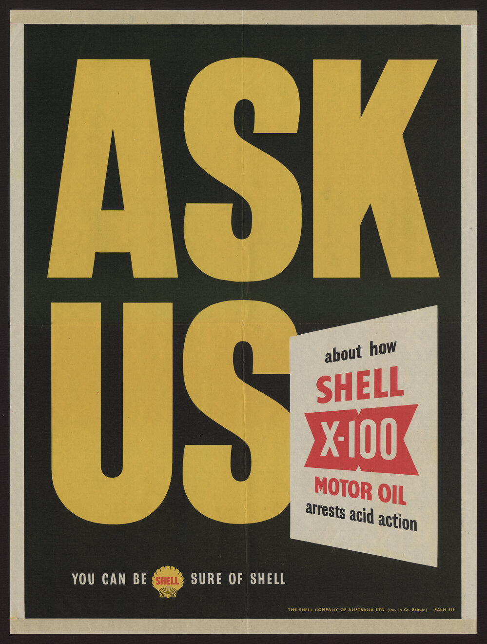 Collection of materials relating to launch of Shell X-100 motor oil [1 of many]