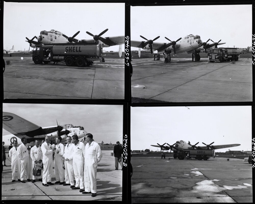 Avro Lancaster Type 683 bomber aircraft ? Spirit of Surfers Paradise? , at Mascot, New South Wales.