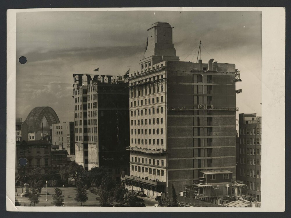 Shell House Sydney under construction