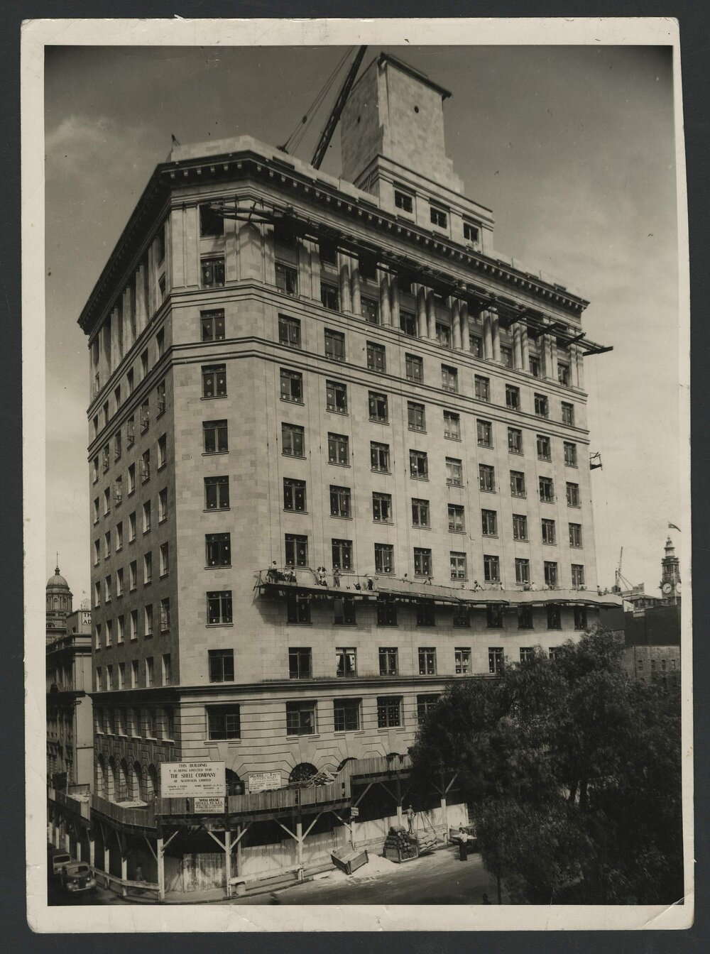 Shell House Sydney under construction