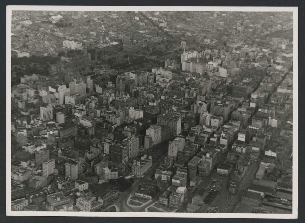 Aerial view of Sydney Central Business District