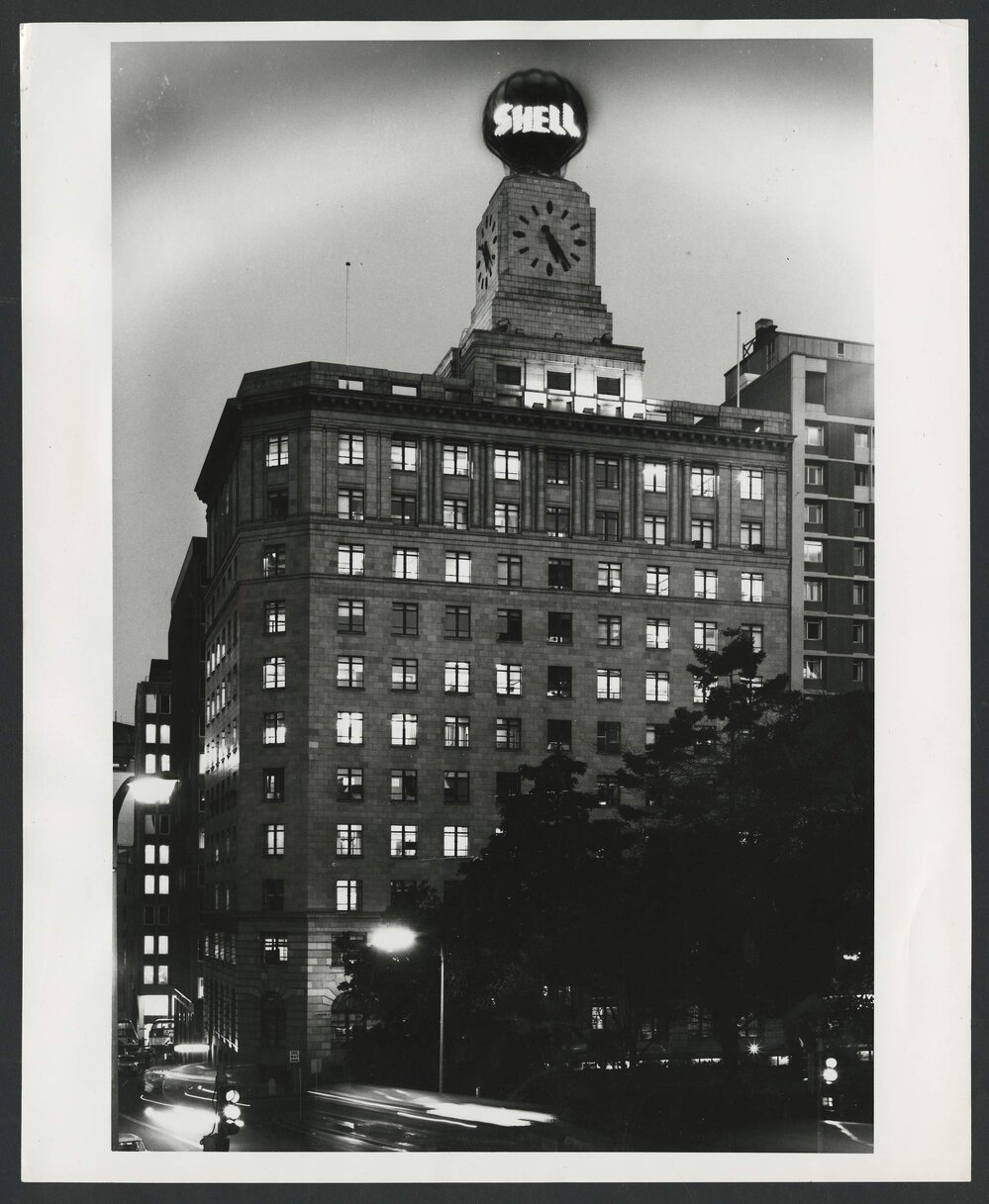 Shell House, Sydney alight
