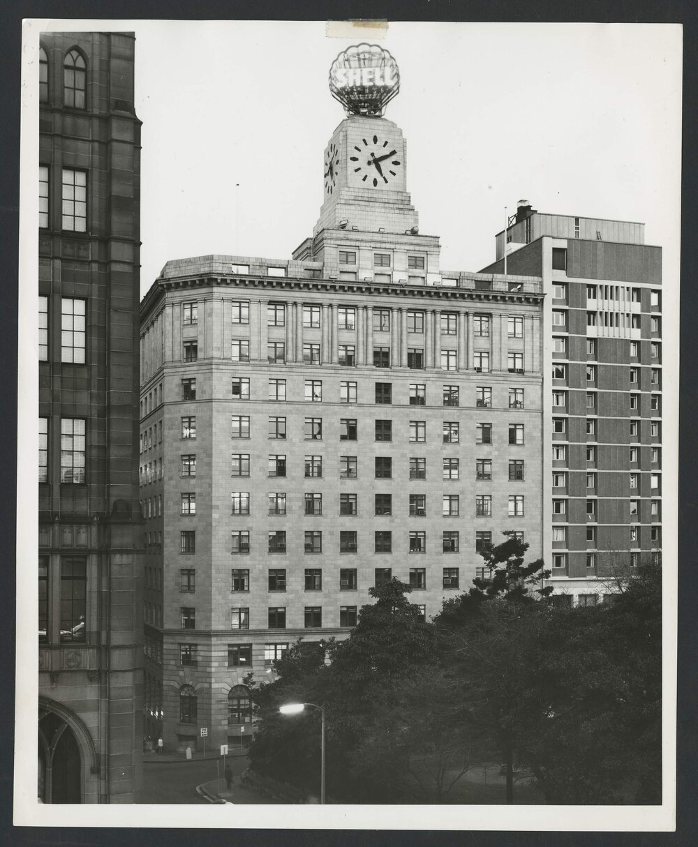 Shell House, Sydney alight