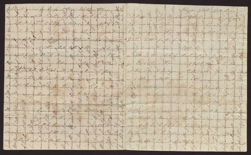 Letter Unfinished from Maddy Wylde to M P Wiltens Andree