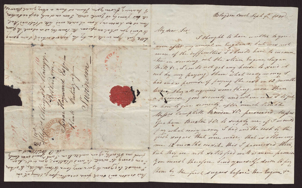 M P W A, Blagdon Court to Isaac Hayward, Surinam