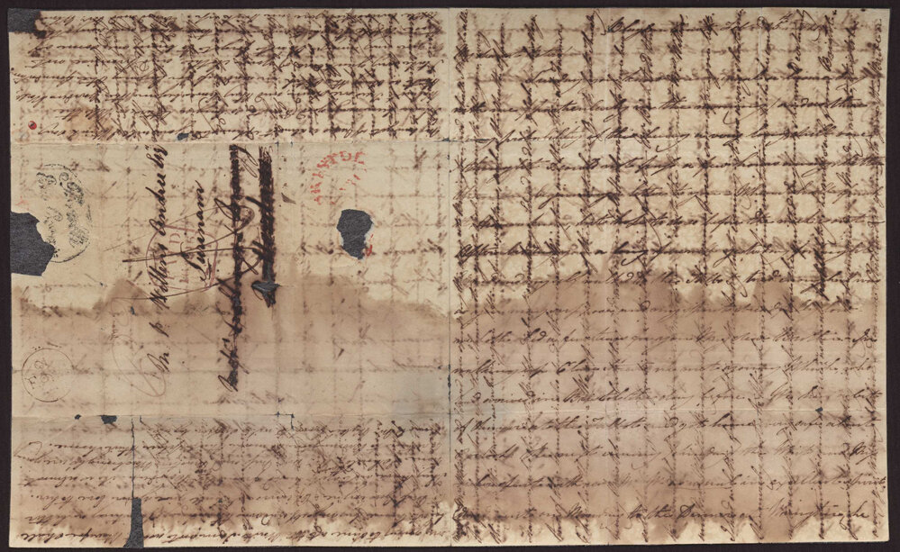 Letter Edward Wylde to M P W A, Surinam, 25 February 1821