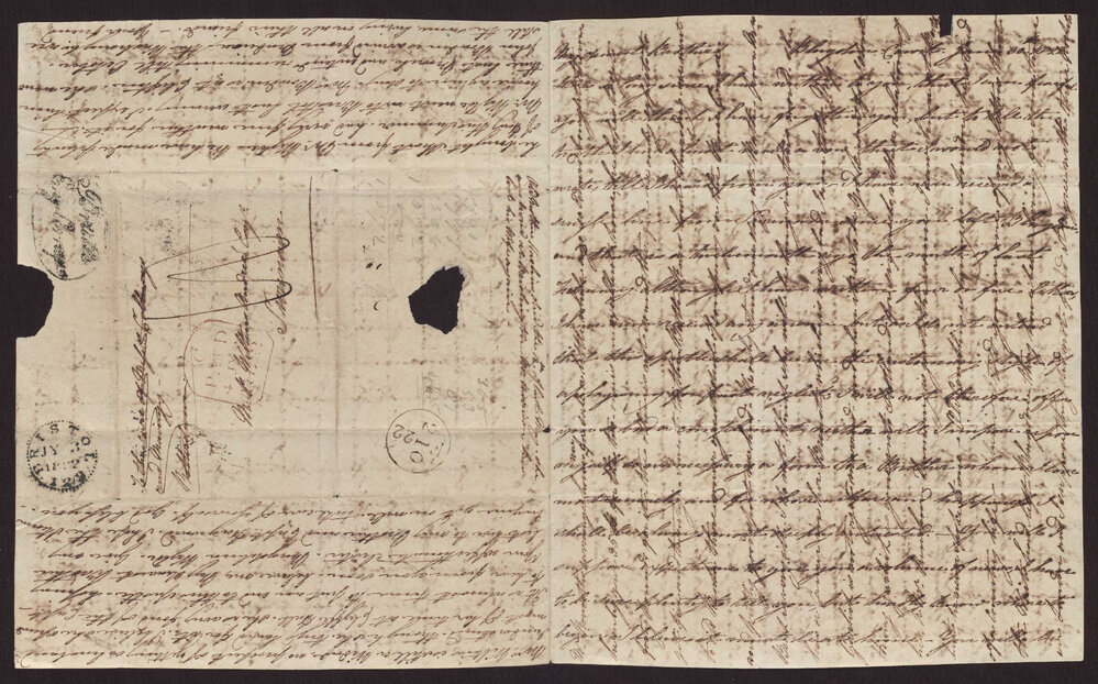 Letter Magdelina (Mrs E D W) Wylde to M P W A Surinam