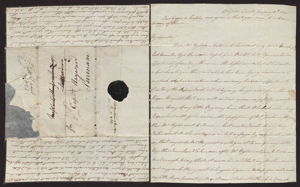 Letter Magdelina Wylde to Isaac Hayward, Surinam