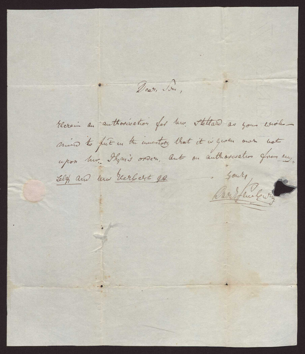 Letter David Presburg to Isaac Hayward, Surinam, Undated