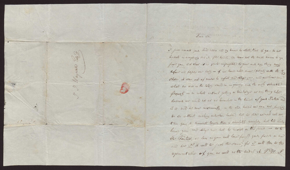 Letter David Presburg to Isaac Hayward, Surinam, 13 June