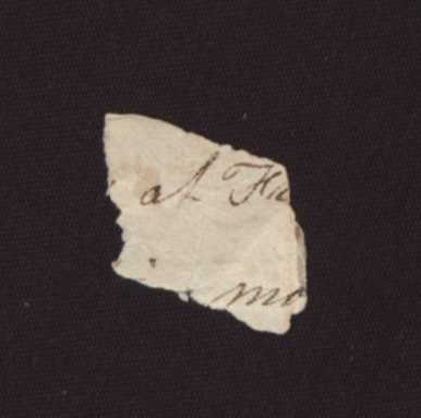 Fragment from unidentifiable letter