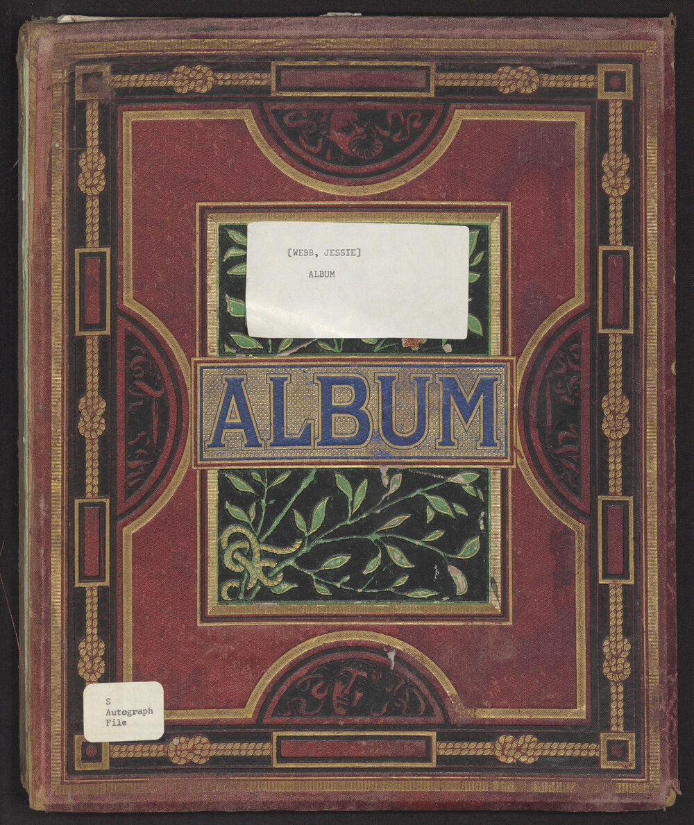 Album [Jessie Webb Scrapbook]