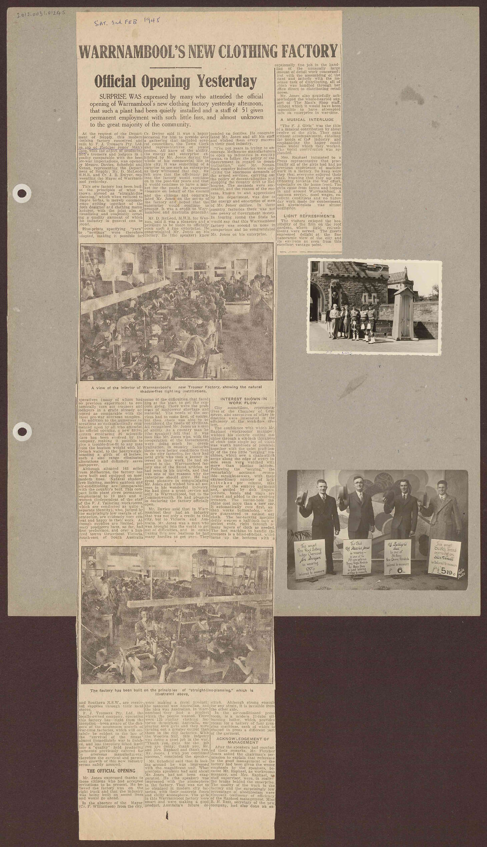 FJ Scrap book 1918-1979