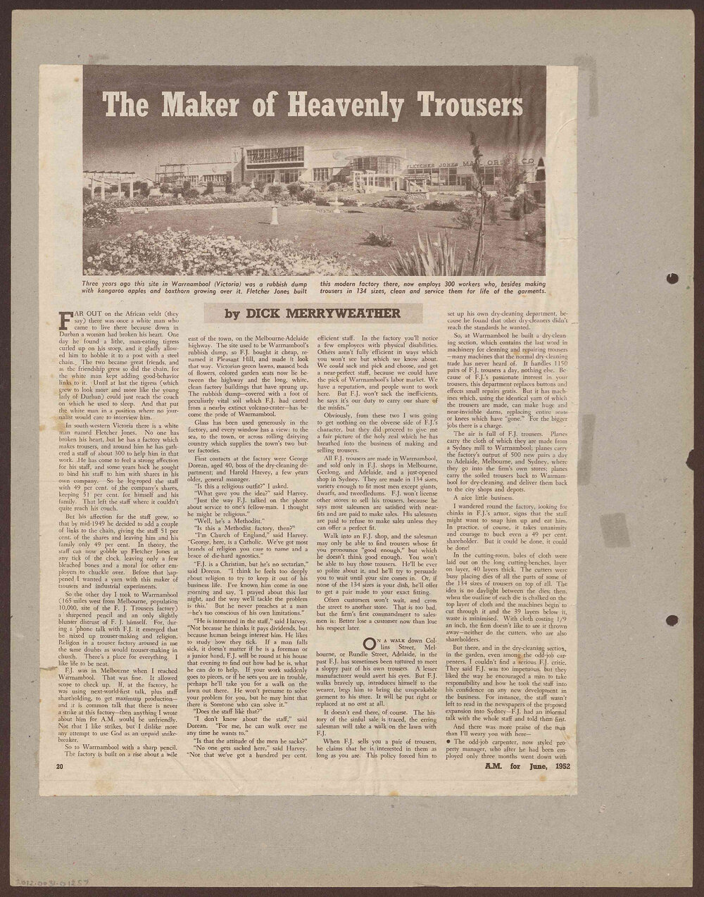 FJ Scrap book 1918-1979