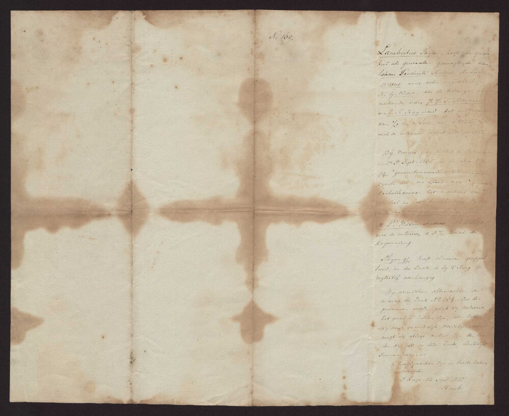 Clant, attorney for Isaac Hayward (jnr) - Statement of position in regard to certain law suits, being no. 169