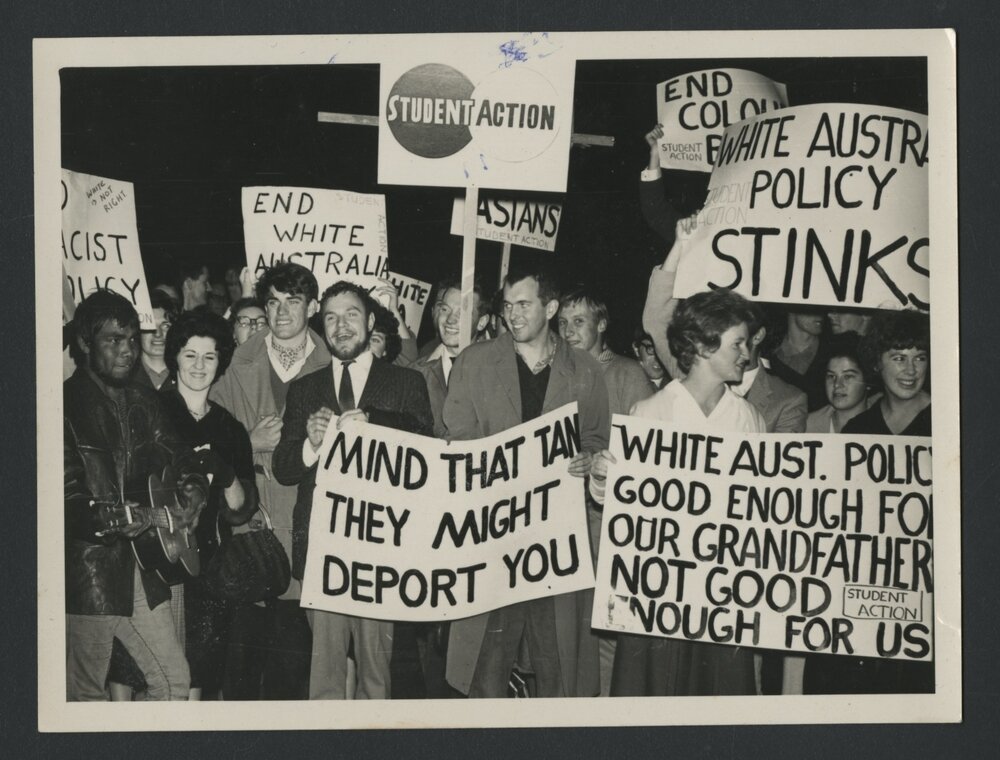 Student Action Campaign against the White Australian Policy during the 1961 Federal Election