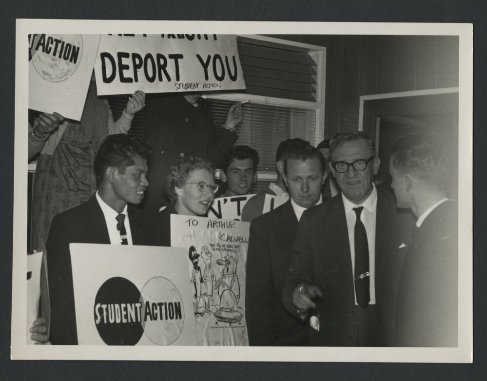Student Action campaign against the White Australian Policy during the 1961 Federal Election