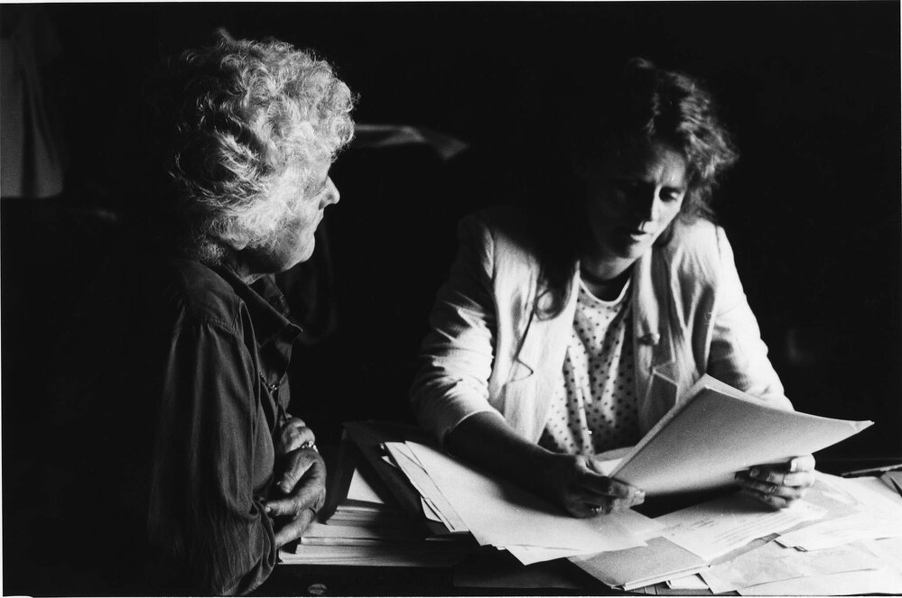 Betty Burstall and Liz Jones