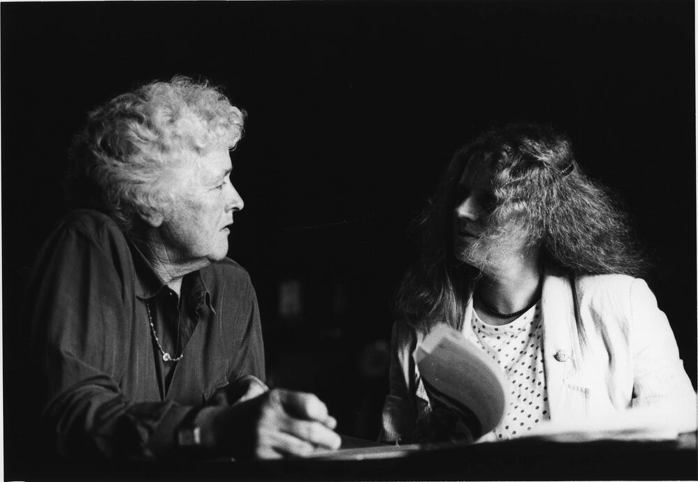 Betty Burstall and Liz Jones