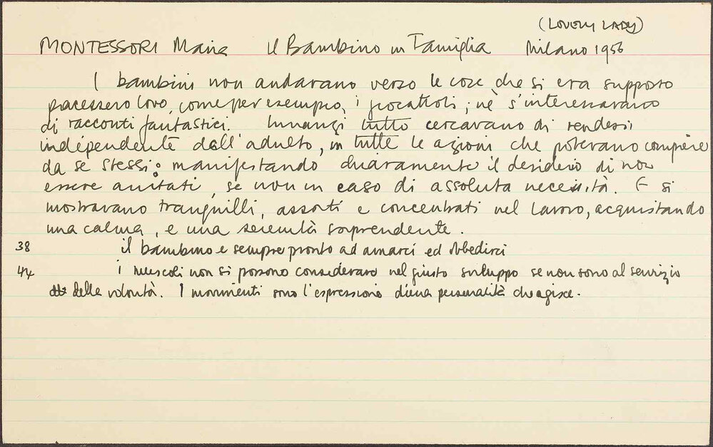 Montessori Maria