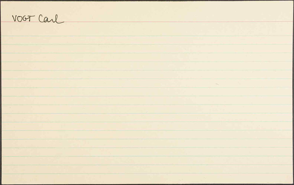 Vogt, Carl