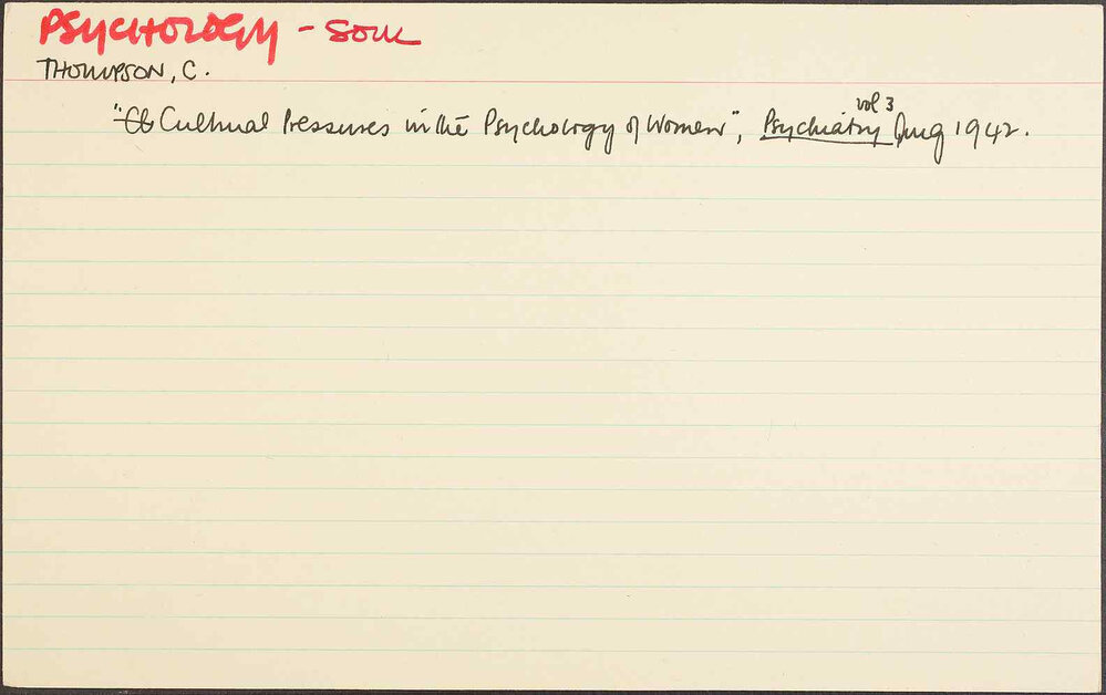 Psychology - Soul