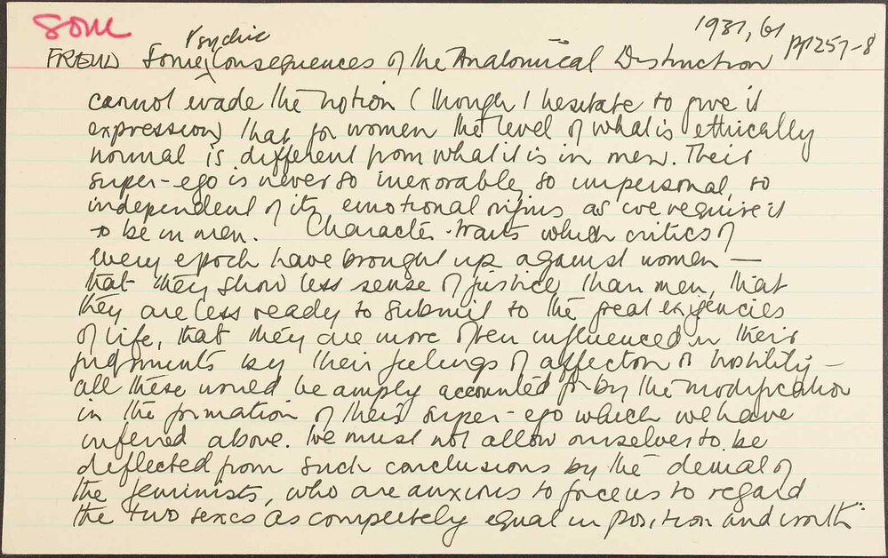 Soul. Freud