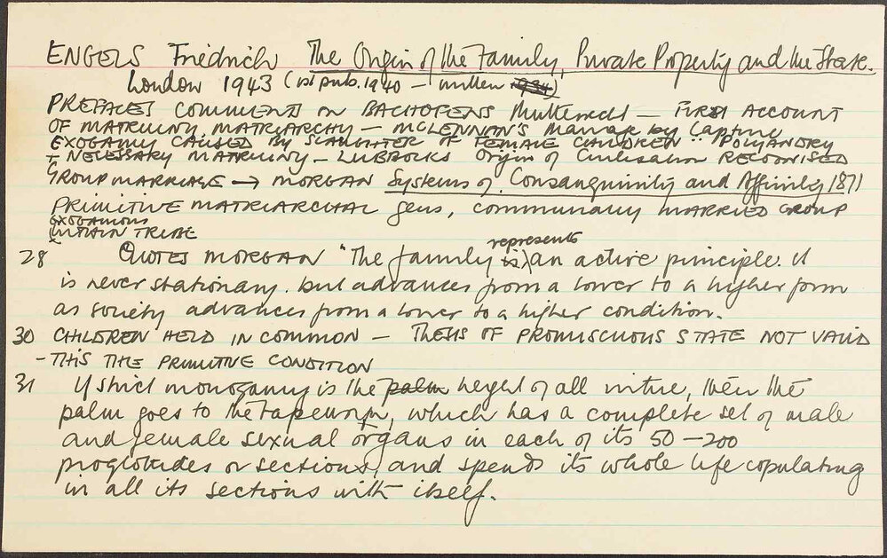 Engels Friedrich The Origin of the Family