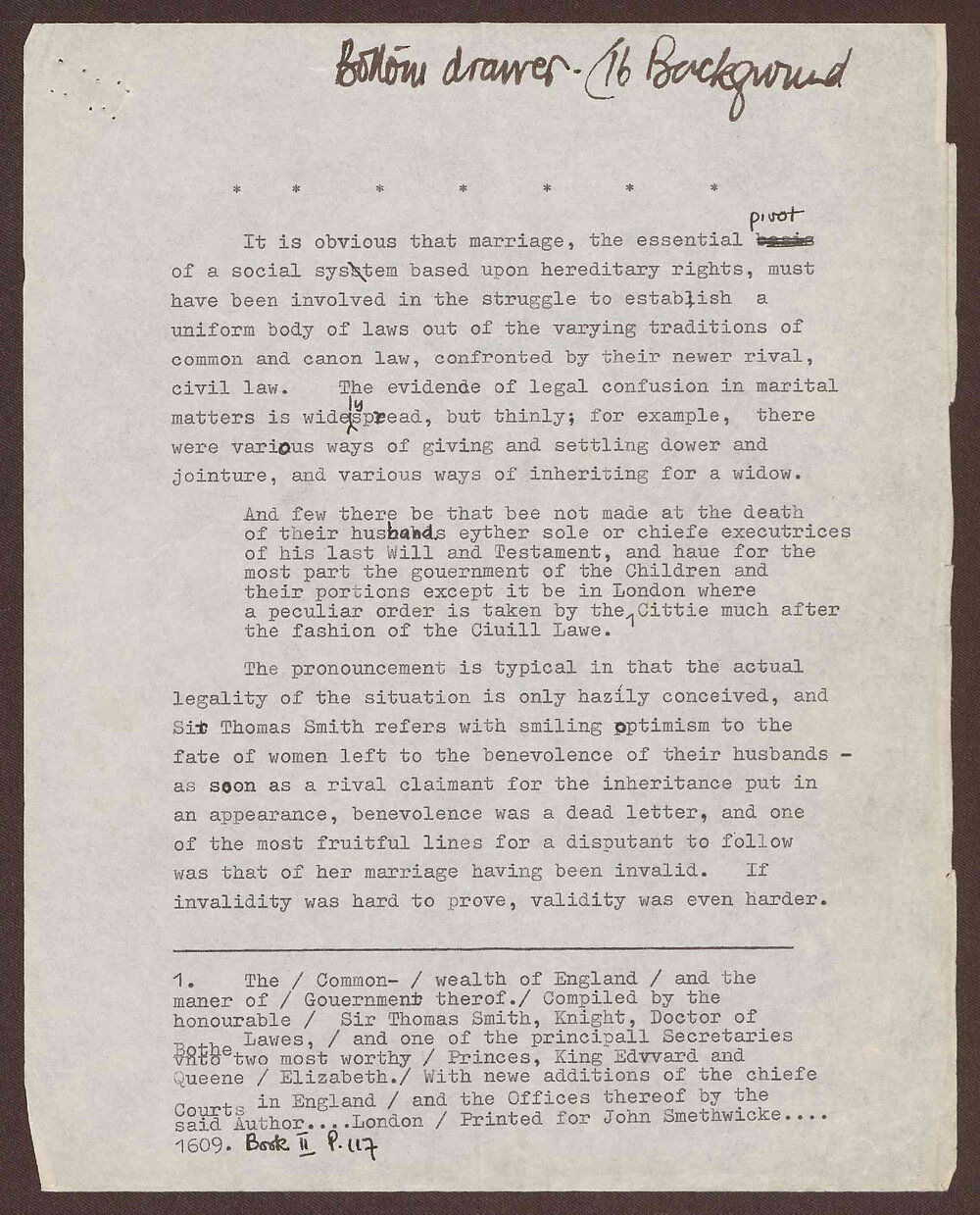 16th Century Background