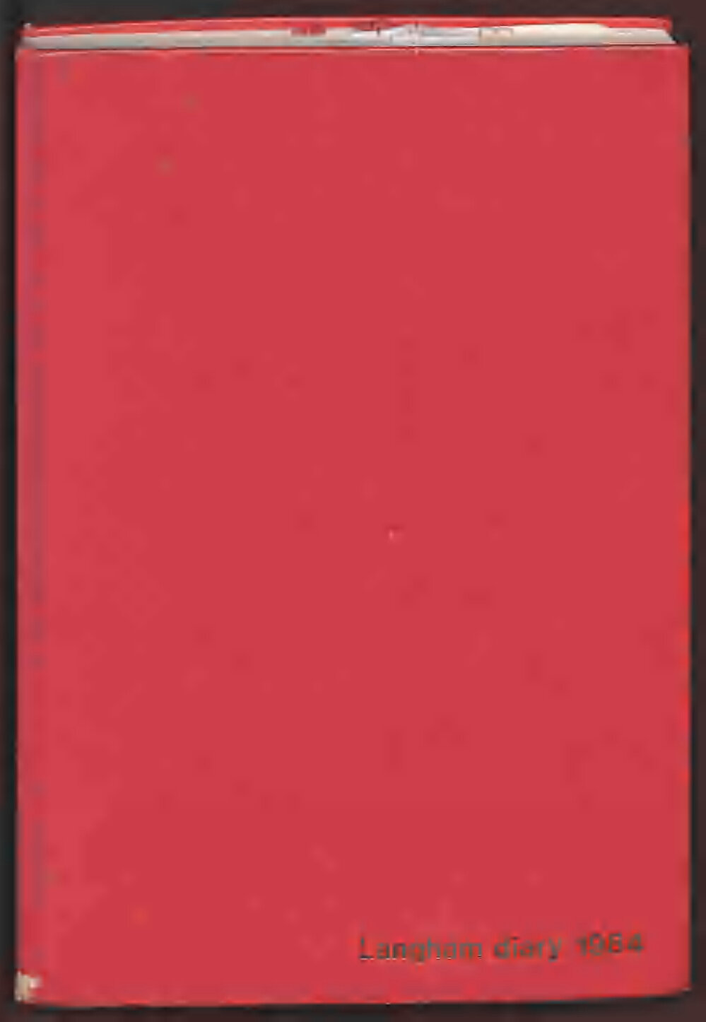 Langham Diary 1984