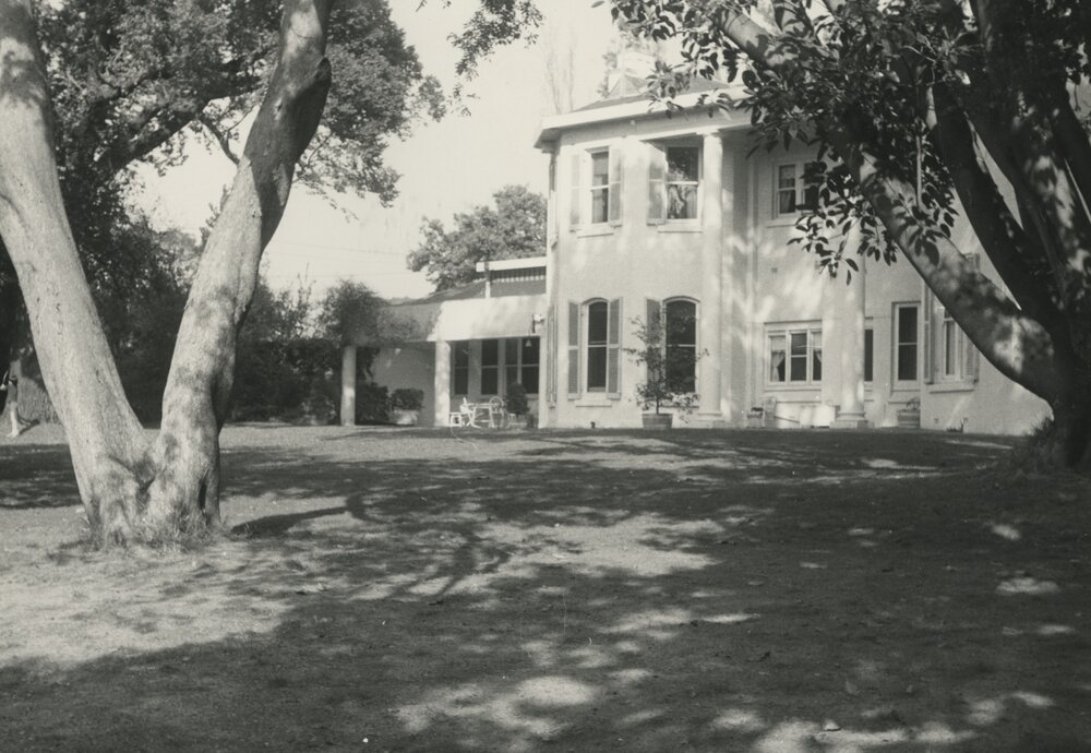[A view of Miegunyah house and garden]