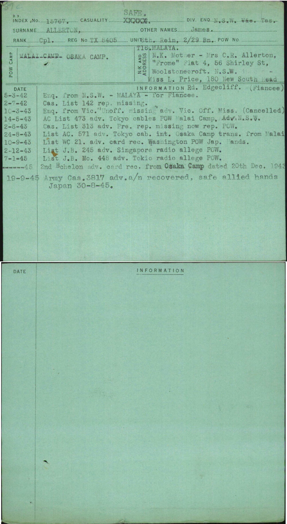 Allerton, James, TX8405