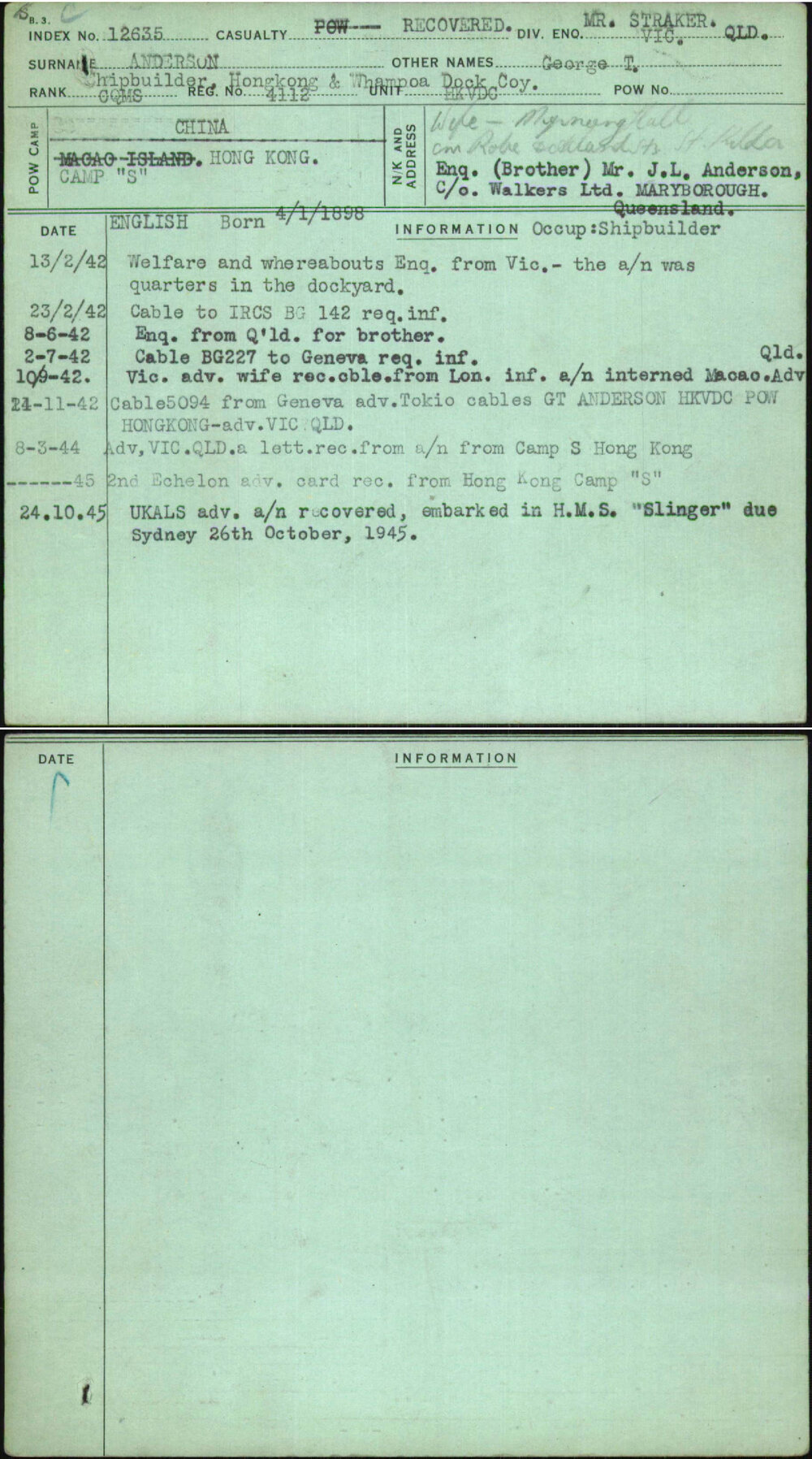 Anderson, George T, 4112