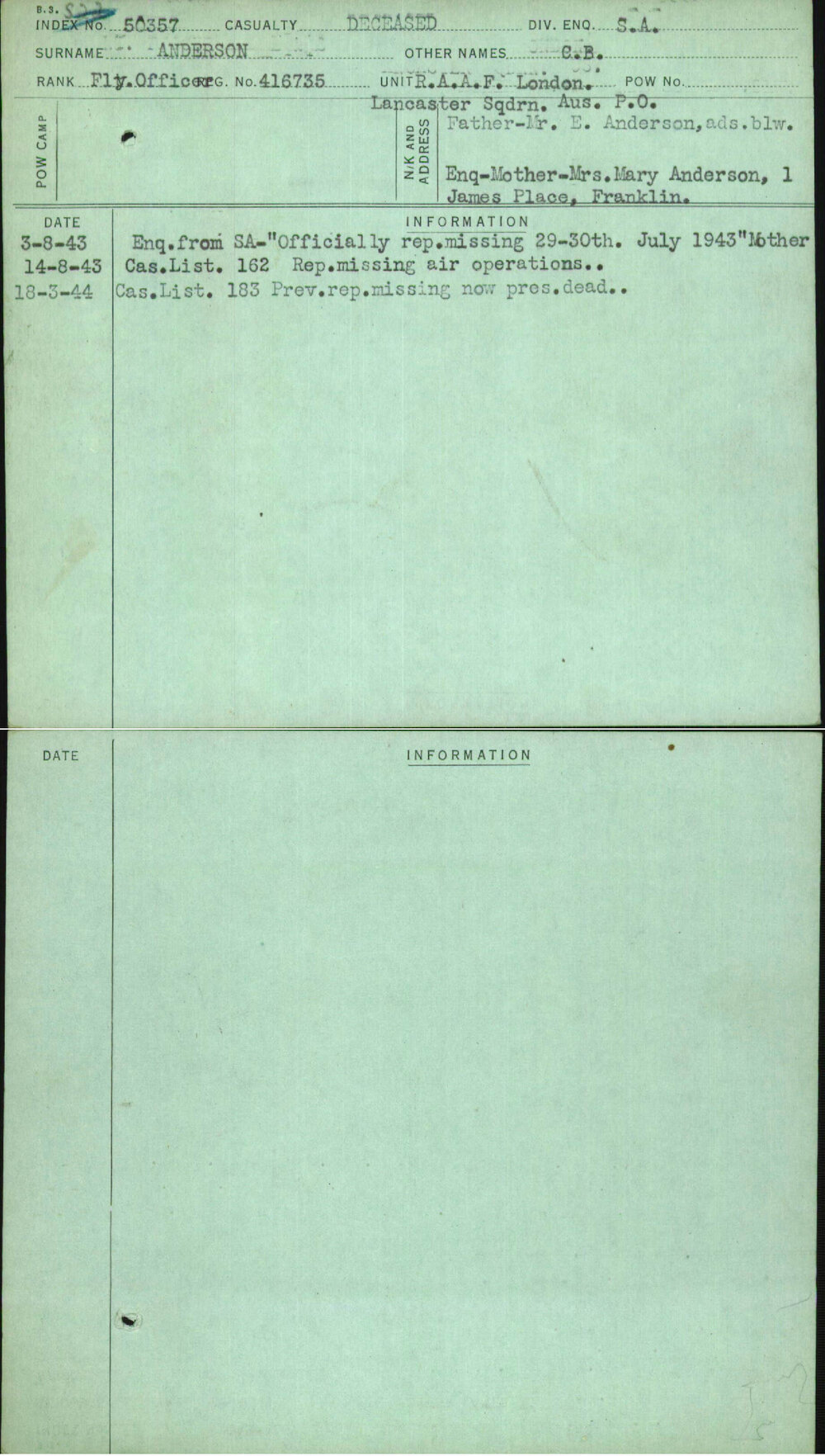 Anderson, C B, 416735
