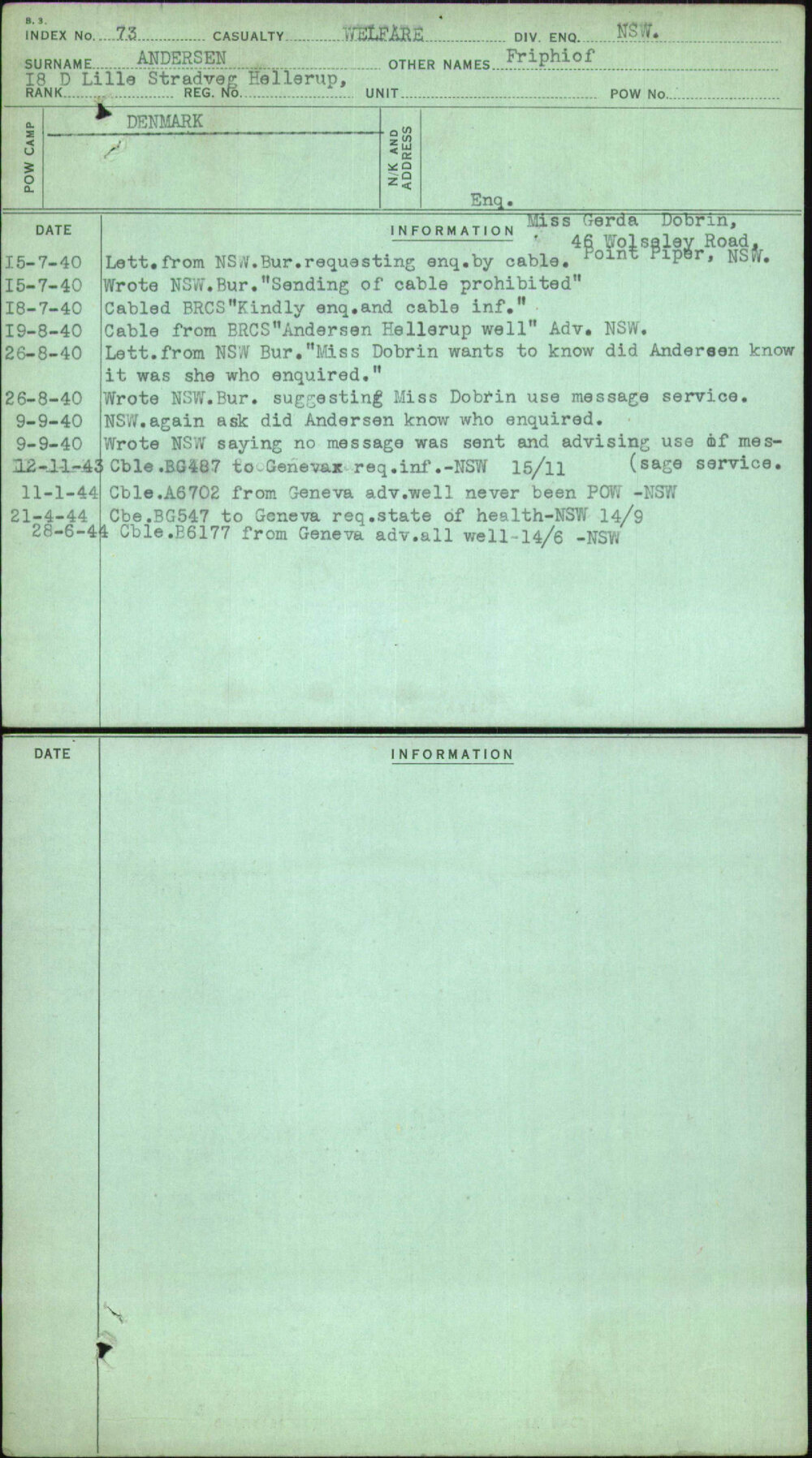 Anderson, Friphiof, Hellerup