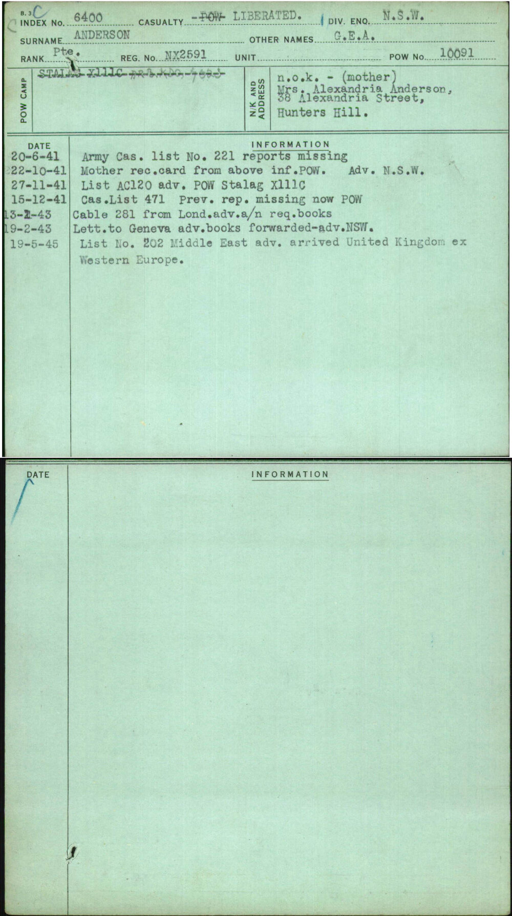 Anderson, G E A, NX2591