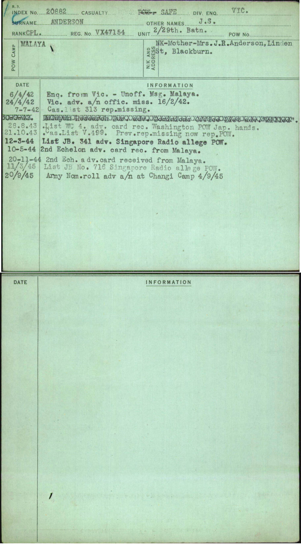 Anderson, J S, VX47154