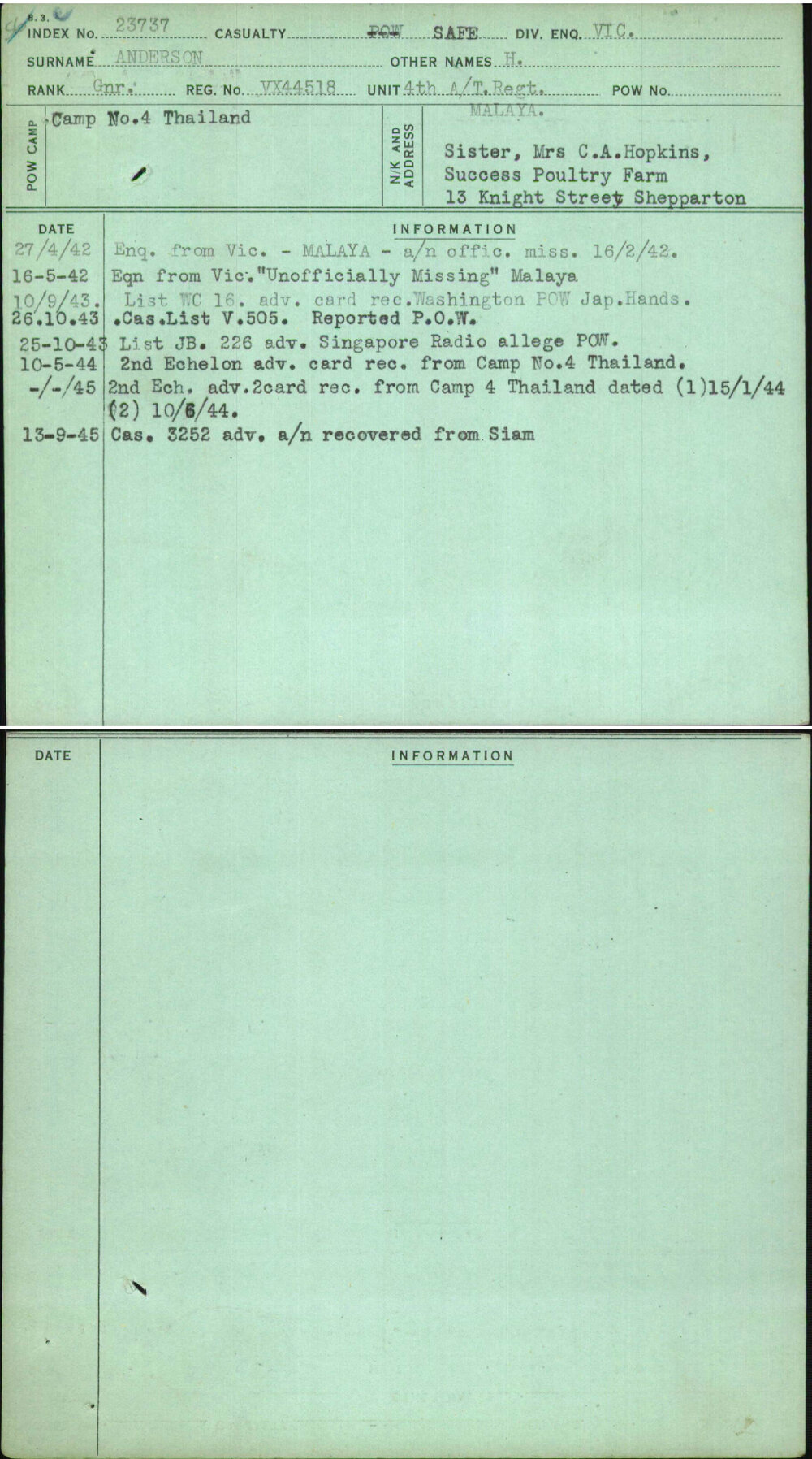 Anderson, H, VX44518