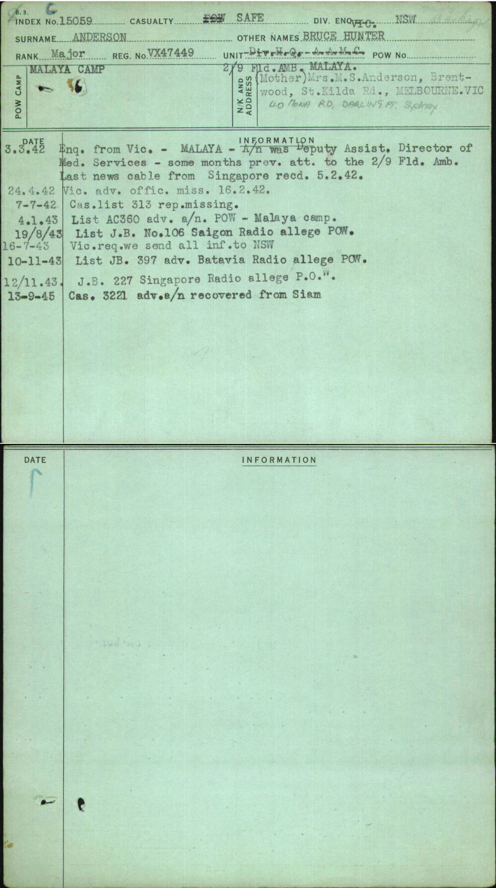 Anderson, Bruce Hunter, VX47449