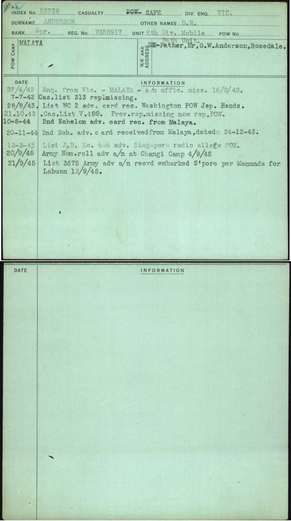 Anderson, D R, VX56917