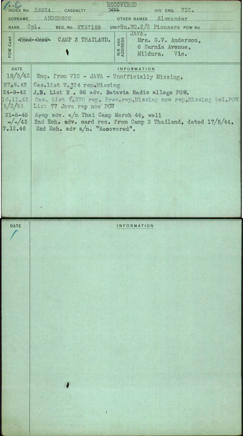 Anderson, Alexander, VX57188