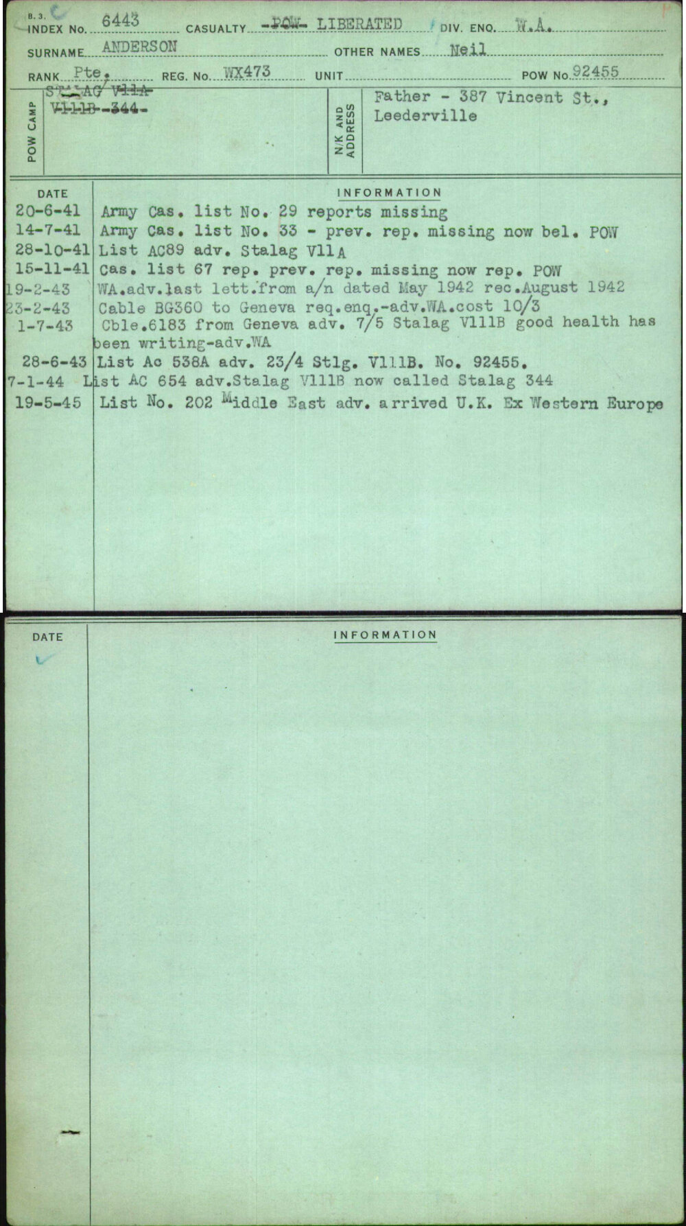 Anderson, Neil, WX473