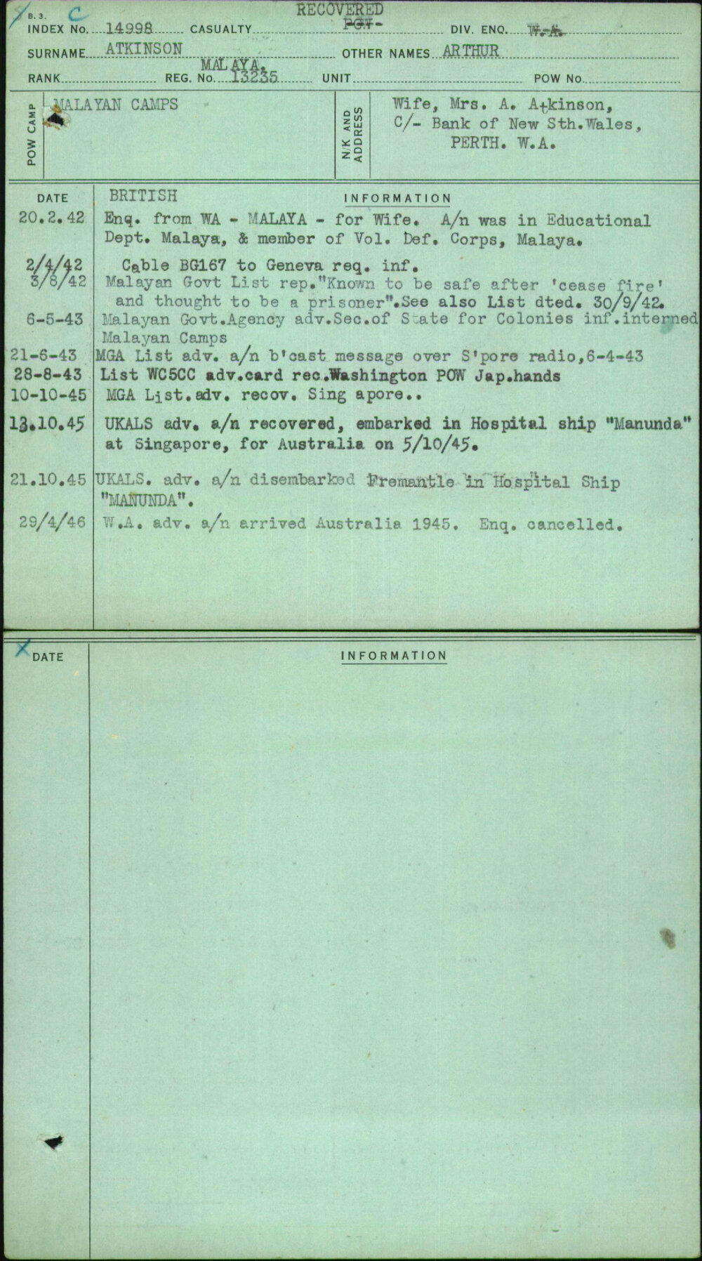 Atkinson, Arthur, 13235